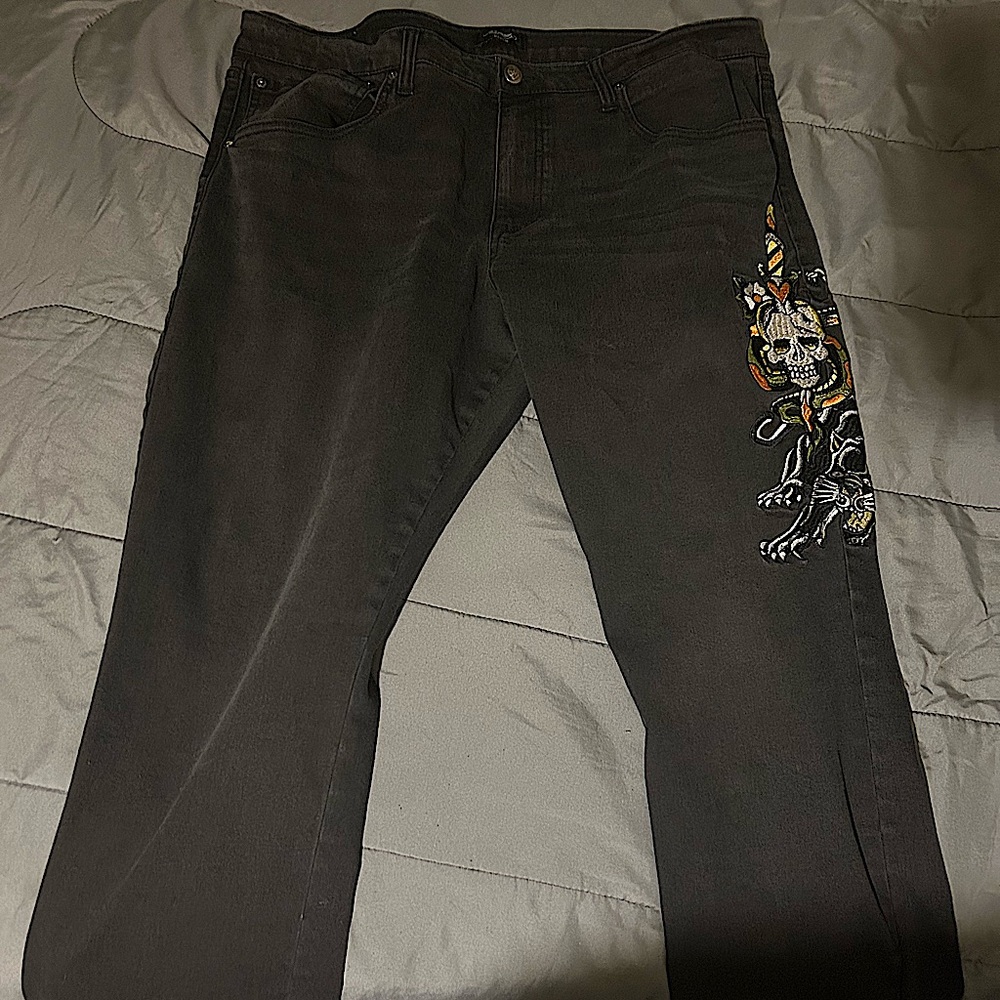 Panther skull Ed hardy jeans